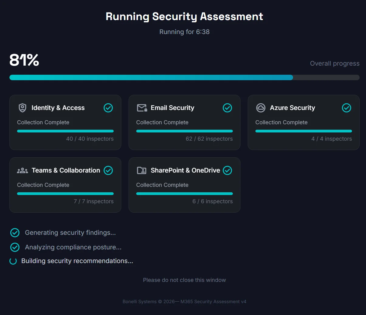 Step 5: Running Assessment